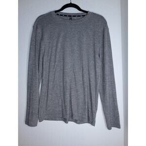 LEG3ND Men Soft Gray Athletic Shirt Athleisure Workout M